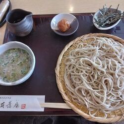 お昼に蕎麦が食...