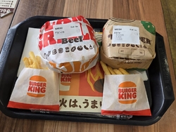 息子とランチで...