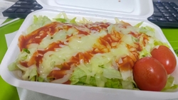 タコライスを食...