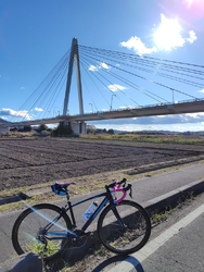 いつも橋の上を...