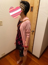 夏っぽい髪型に...