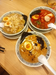 娘が肉そばが食...