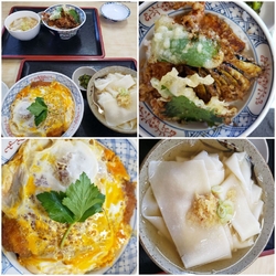 幅広のうどんが...