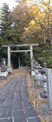 温泉街の端っこ...