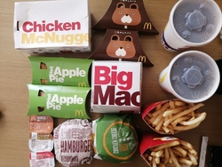 「マック食べた...