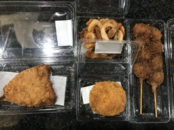 帰り道に夕飯の...