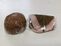 季節限定の桜餅...