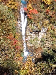那須の紅葉の滝...