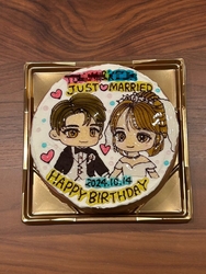 誕生日ケーキを...