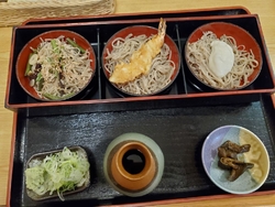 夕飯にお蕎麦を...