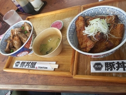 豚丼を食べたく...