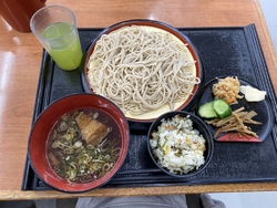 土曜日は、蕎麦...
