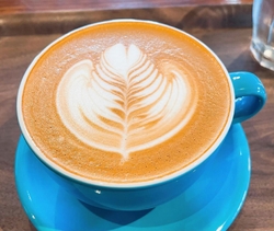 カフェラテのホ...