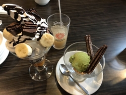 友達とお茶する...
