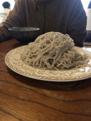 大好きな蕎麦を...