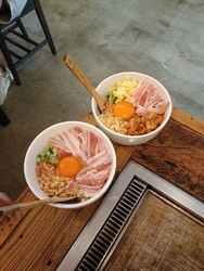 お好み焼きが食...