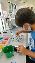夏休みの工作で...