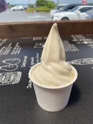 ランチの後に立...