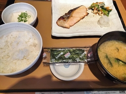 朝食メニューし...