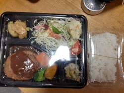 ハンバー弁当(...