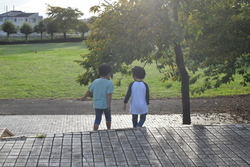 幼稚園からの帰...