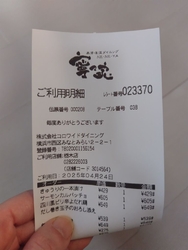 ディナーで行き...