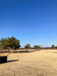 河川敷ならでは...
