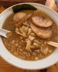 今日も、背脂煮...