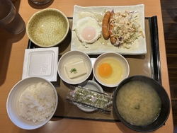 朝食利用です。...