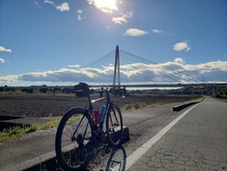サイクリングで...