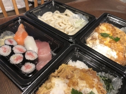 テイクアウトの...