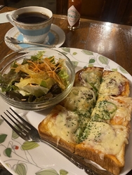 ピザトーストの...