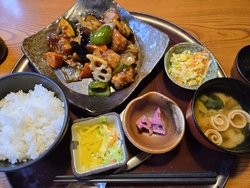 友人とランチに...