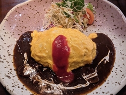 オムライス食べ...