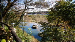 龍王峡に行った...
