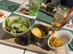コストコ前の腹...