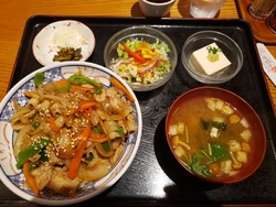 夕食を百華園さ...