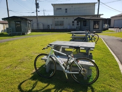 サイクリングで...