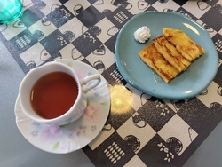 母とランチにお...
