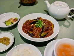 麻婆茄子ランチ...
