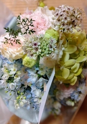 供花をいただき...