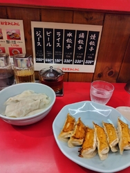 水餃子も焼き餃...