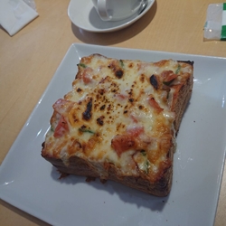 朝焼けを見なが...
