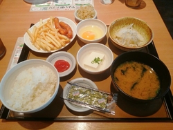 ご飯＋お新香食...