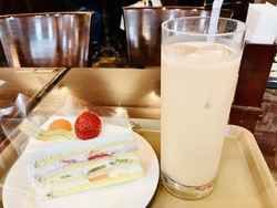 ケーキセットに...