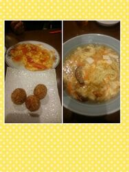 夕ご飯を食べに...