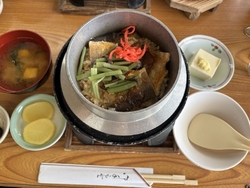 鮎の釜飯が食べ...