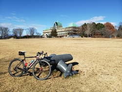 サイクリングで...