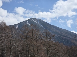 男体山の裏側、...