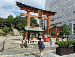 宇都宮の中心街...